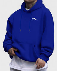 Baptiste | Sweat à capuche imprimé montagne pour homme