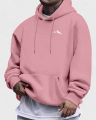 Baptiste | Sweat à capuche imprimé montagne pour homme