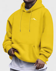 Baptiste | Sweat à capuche imprimé montagne pour homme