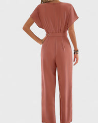 Alice | Combinaison ceinturée à col en V