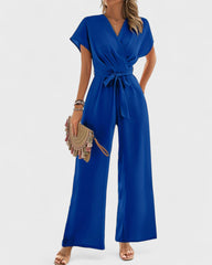 Alice | Combinaison ceinturée à col en V