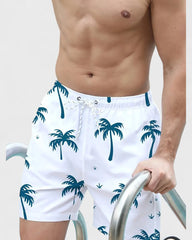 Nicolas | Short de plage à motif Palmier
