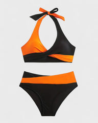 Margaux | Maillot de bain deux pièces en blocs de couleurs