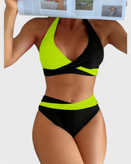 Margaux | Maillot de bain deux pièces en blocs de couleurs