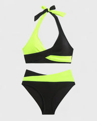 Margaux | Maillot de bain deux pièces en blocs de couleurs