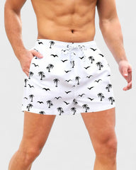 Vincent | Short avec mouettes et palmiers