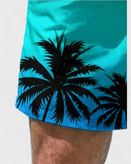 Samuel | Short de plage à motifs géométriques