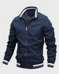 Bastien | Veste zippée pour homme avec finitions rayées