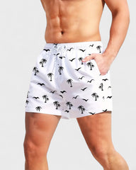 Vincent | Short avec mouettes et palmiers