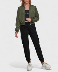 Chantal | Veste femme à manches longues avec fermeture éclair