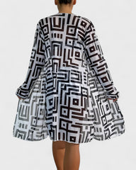 Adèle | Ensemble de plage 3 pièces géométrique