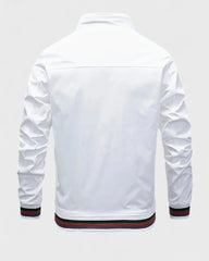 Bastien | Veste zippée pour homme avec finitions rayées