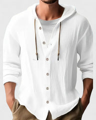 Claude | Chemise légère à capuche pour homme