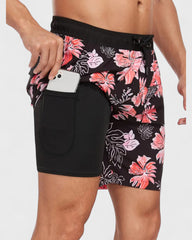 Christophe | Short hawaïen avec flamants roses