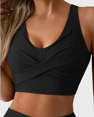 Fabienne | Bikini avec short et haut cache-cœur