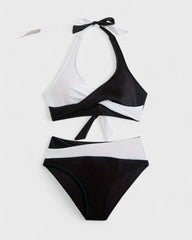 Margaux | Maillot de bain deux pièces en blocs de couleurs