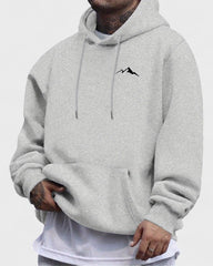 Baptiste | Sweat à capuche imprimé montagne pour homme