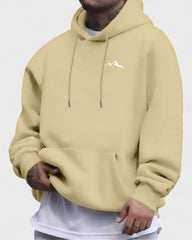 Baptiste | Sweat à capuche imprimé montagne pour homme