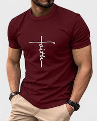 Philippe | T-shirt homme Faith avec imprimé