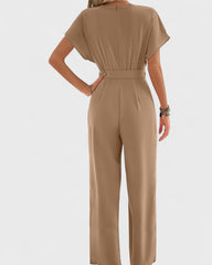 Alice | Combinaison ceinturée à col en V