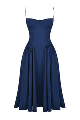 Amsa | Robe corsetée à fronces élégantes