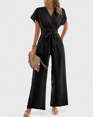 Alice | Combinaison ceinturée à col en V
