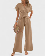 Alice | Combinaison ceinturée à col en V