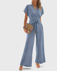 Alice | Combinaison ceinturée à col en V