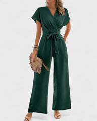 Alice | Combinaison ceinturée à col en V