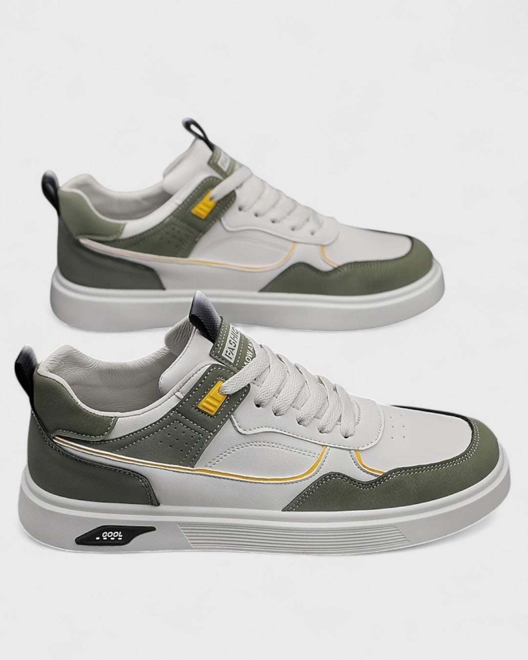 Clément | Sneakers modernes à empiècements contrastés