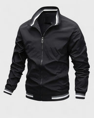 Bastien | Veste zippée pour homme avec finitions rayées