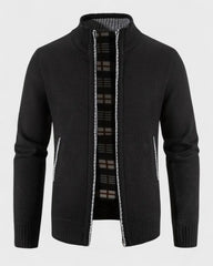 Jean | Veste zippée décontractée en maille pour homme
