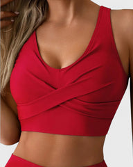 Fabienne | Bikini avec short et haut cache-cœur