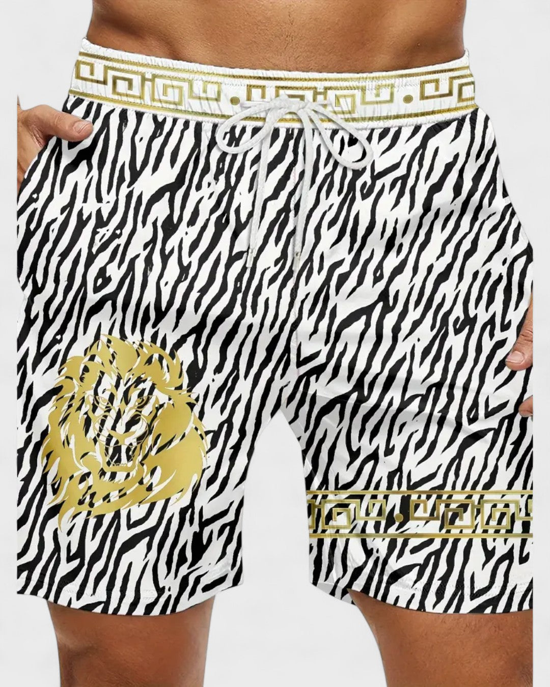 Lucien | Short de bain avec un Lion
