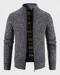 Jean | Veste zippée décontractée en maille pour homme