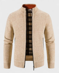 Jean | Veste zippée décontractée en maille pour homme