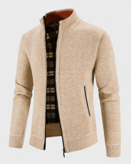 Jean | Veste zippée décontractée en maille pour homme