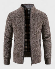 Jean | Veste zippée décontractée en maille pour homme