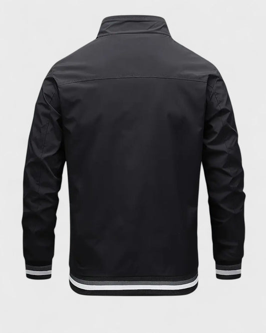 Bastien | Veste zippée pour homme avec finitions rayées