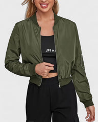 Chantal | Veste femme à manches longues avec fermeture éclair