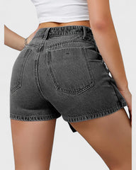 Hélène | Short en jean asymétrique pour femme