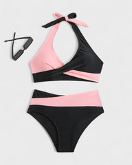 Margaux | Maillot de bain deux pièces en blocs de couleurs