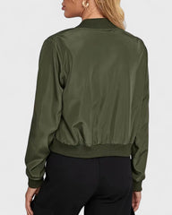 Chantal | Veste femme à manches longues avec fermeture éclair