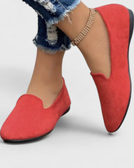 Nathalie | Chaussures plates femme minimalistes à enfiler