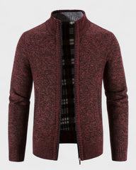 Jean | Veste zippée décontractée en maille pour homme