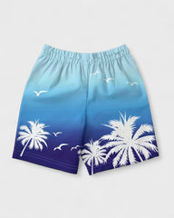 Samuel | Short de plage à motifs géométriques