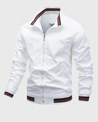 Bastien | Veste zippée pour homme avec finitions rayées