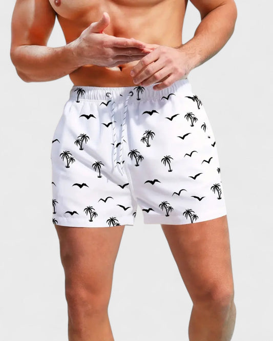 Vincent | Short avec mouettes et palmiers