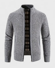 Jean | Veste zippée décontractée en maille pour homme