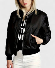 Chantal | Veste femme à manches longues avec fermeture éclair